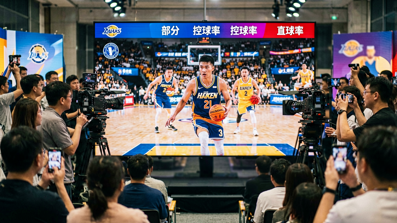 NBA今日初盘看盘推荐直播画面、比分弹窗、控球率图表等场景展示